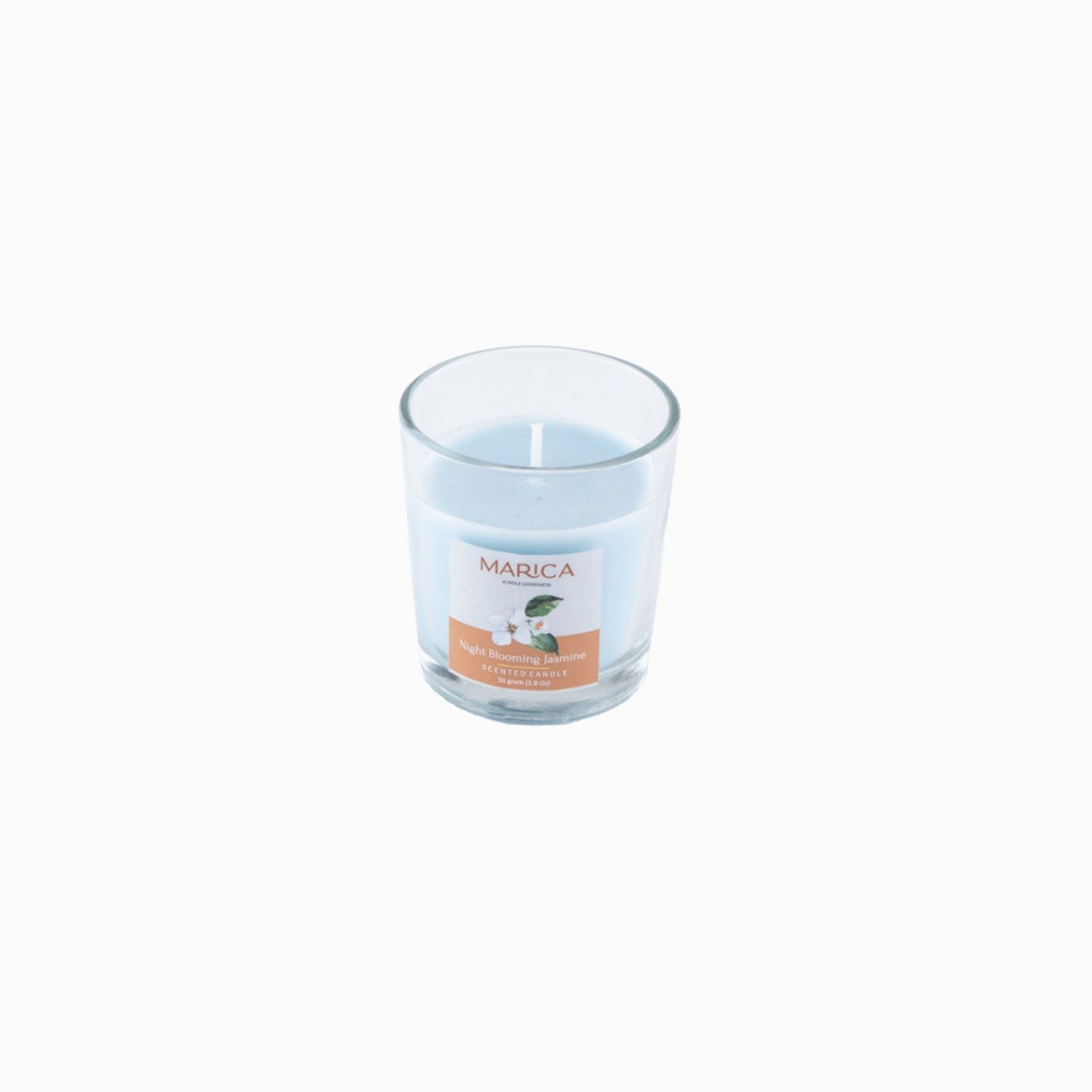 Marica Candle Night Blooming Jasmine Scented, Shot Glass, 1.7Oz , Over 12 Hours of Burn Time