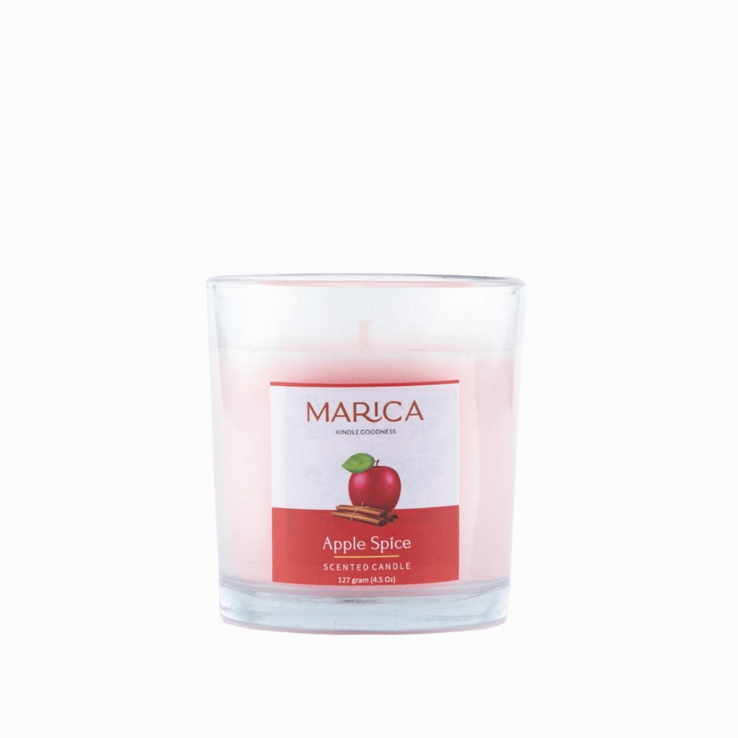 Marica Candle Spiced Apple Scented,  Shot Glass, 1.7Oz , Over 12 Hours of Burn Time