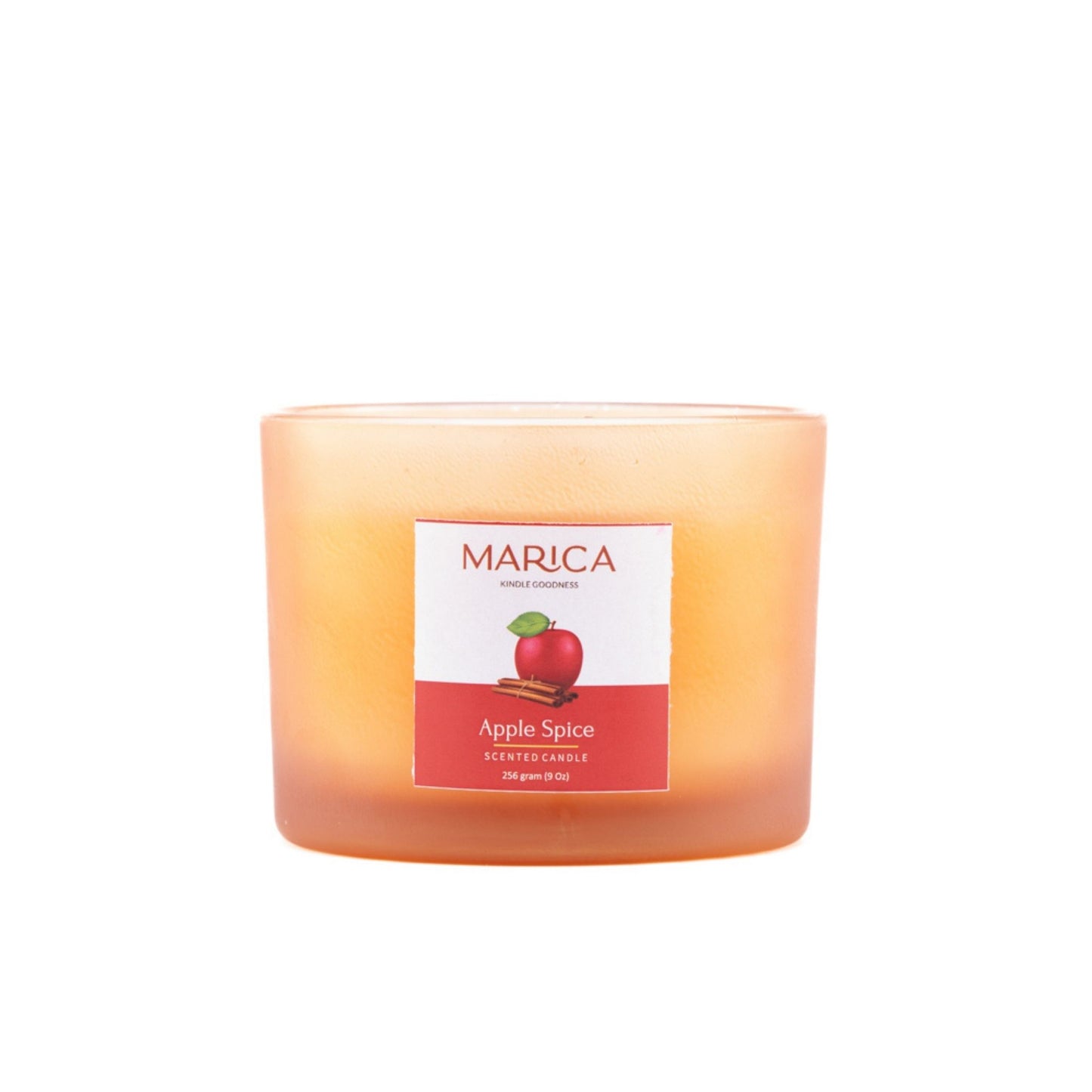 Marica Candle Spice Apple Scented, 2-Wick Bowl, 8.8Oz , Over 38 Hours of Burn Time