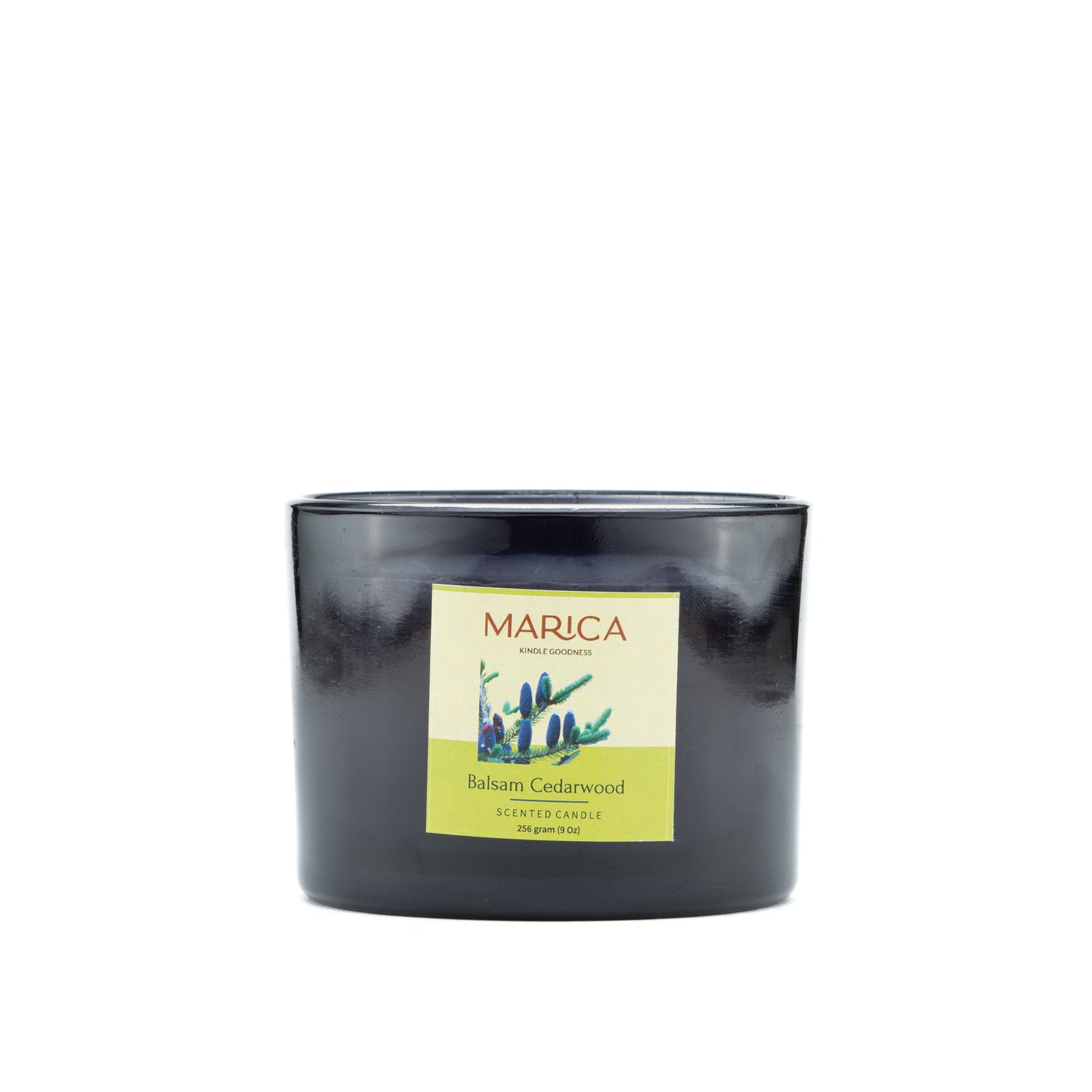 Marica Candle Balsam Cedarwood Scented, 2-Wick Bowl, 8.8Oz , Over 38 Hours of Burn Time